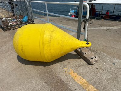 Las boyas de Cangas terminan en Portonovo