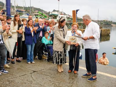 Villaverde destaca a ofrenda aos mariñeiros de Meira como un tributo de xustiza á memoria e ao traballo da xente do mar