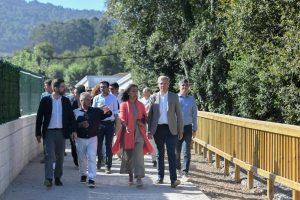 Rueda destaca que a mejora del saneamiento en Marín beneficia la calidad de las aguas en toda la ría de Pontevedra