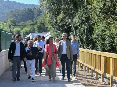 Rueda destaca que a mejora del saneamiento en Marín beneficia la calidad de las aguas en toda la ría de Pontevedra