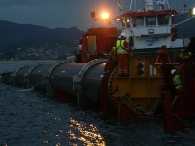 Detectan una fuga en el emisario que conduce el agua al Morrazo