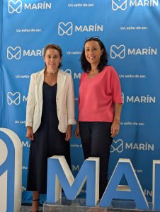 A alcaldesa de Marín reúnese co INVIED para abordar o futuro das parcelas de Virxe do Carme da súa titularidade