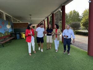 As obras de rehabilitación integral do CEIP de Seixo avanzan durante o verán e encaran o inicio do curso coa planificación dos seguintes traballos