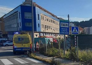Herida una mujer en un atropello en Cangas