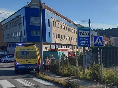 Herida una mujer en un atropello en Cangas