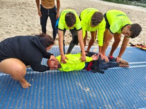 O servizo de socorrismo das praias deMarín pecha a tempada con máis de 3.300 asistencias e un importante reforzo da prevención