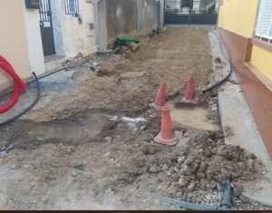 Vecinos del casco vello urgen al Concello a retirar las tuberías de amianto de Fonte do Galo