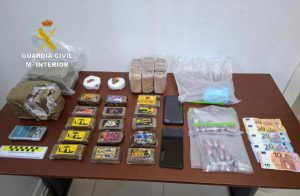 La Guardia Civil detiene en Cangas a un hombre por un presunto delito de tráfico de drogas